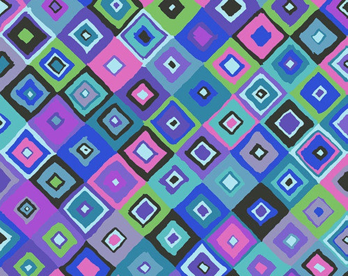 FABRIC:  Square Dance BLUE by Kaffe Fassett for the Kaffe Fassett Collective