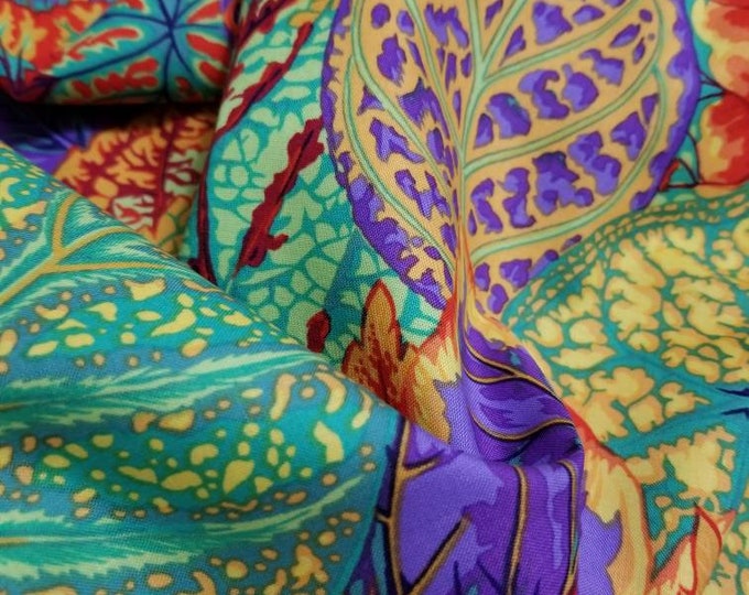 OOP FABRIC:  Coleus GOLD by Philip Jacobs for the Kaffe Fassett Collective