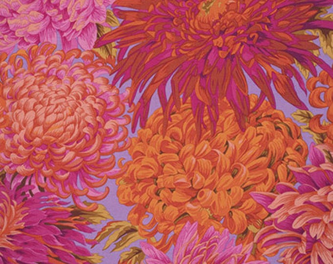 FABRIC: Japanese Chrysanthemum PINK by Philip Jacobs for the Kaffe Fassett Collective