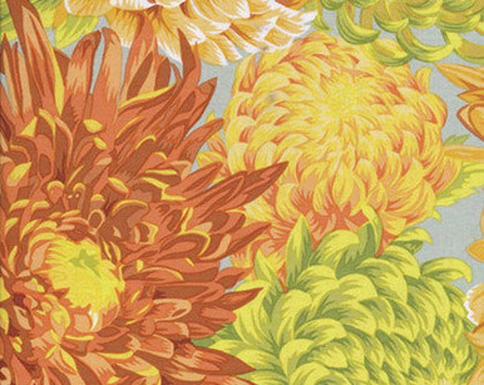 FABRIC: Japanese Chrysanthemum YELLOW by Philip Jacobs for the Kaffe Fassett Collective
