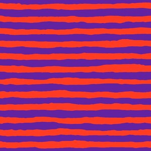 May include: A background of alternating horizontal stripes in red and purple. The stripes are uneven and have a slightly textured look.