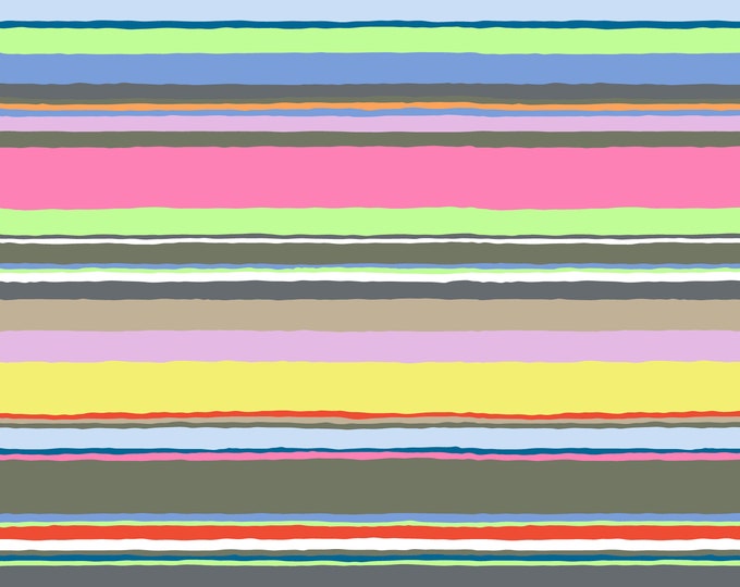 OOP FABRIC:  Promenade Stripe CONTRAST by Kaffe Fasset for the Kaffe Fassett Collective