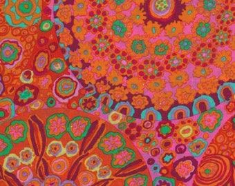 FABRIC:  Millefiore TOMATO by Kaffe Fassett for the Kaffe Fassett Collective