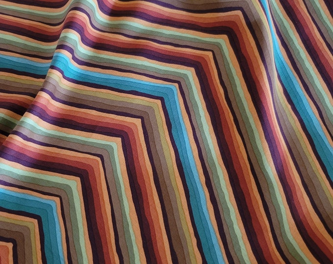 OOP Limited Edition FABRIC:  Chevron Stripe OCHRE by Kaffe Fassett from the 85 and Fabulous Collection