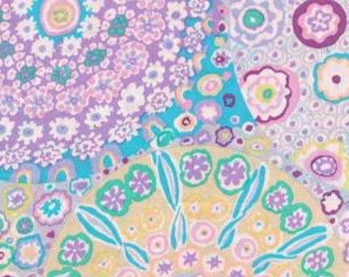 FABRIC:  Millefiore LILAC by Kaffe Fassett for the Kaffe Fassett Collective