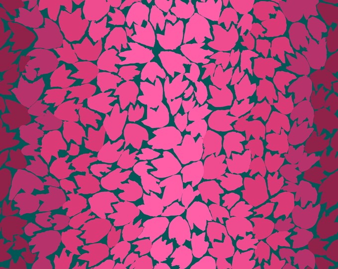 OOP FABRIC:  Ombre Leaves PINK by Kaffe Fassett for the Kaffe Fassett Collective