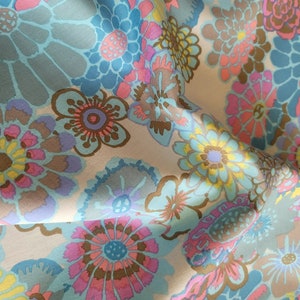 OOP FABRIC:  Asian Circles TURQUOISE by Kaffe Fasset for the Kaffe Fassett Collective