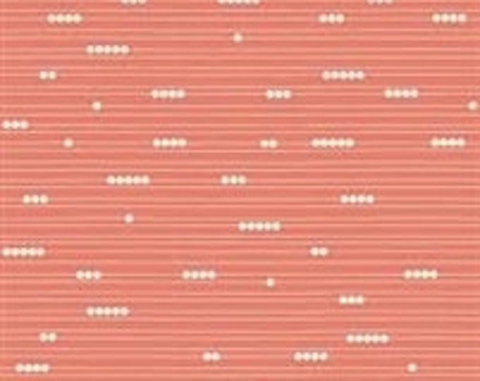 Organic KNIT FABRIC: Abacus CORAL by Birch Organic Fabrics