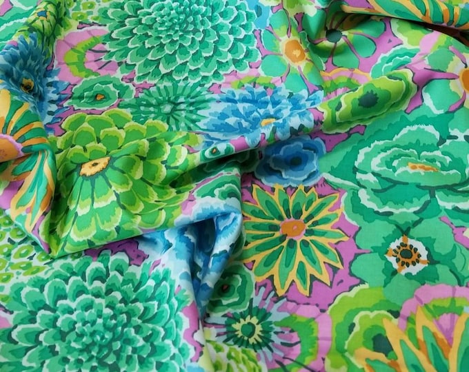 FABRIC:  Enchanted GREEN by Kaffe Fassett for the Kaffe Fassett Collective