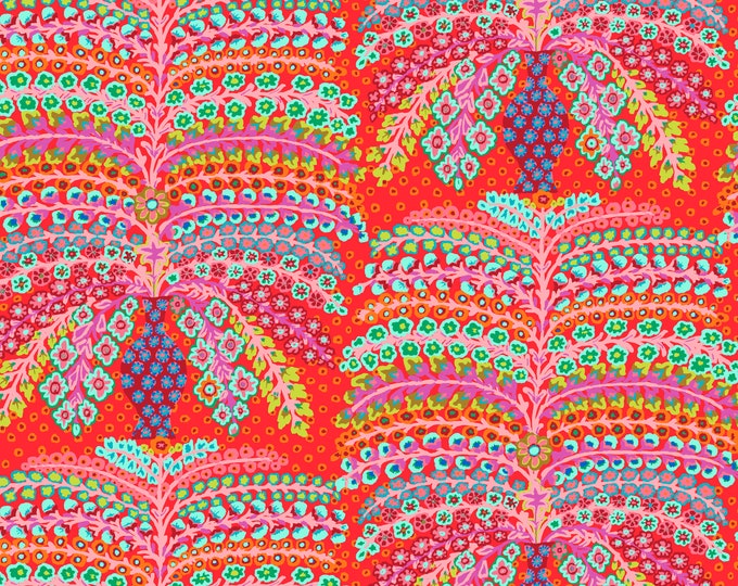 OOP Limited Edition FABRIC: Persian Vase RED by Kaffe Fassett from the 85 and Fabulous Collection