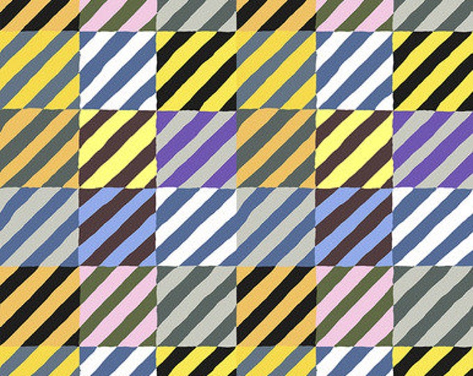 FABRIC:  Regimental Ties CONTRAST by Brandon Mably for the Kaffe Fassett Collective
