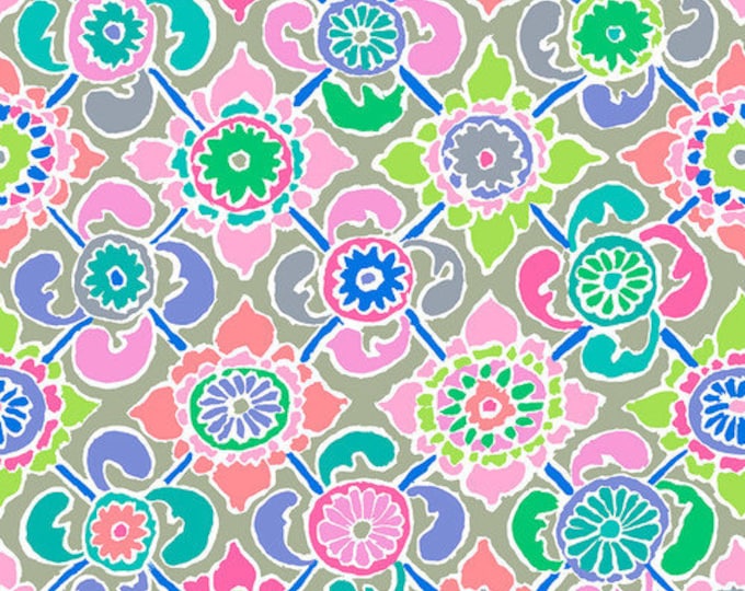 OOP FABRIC: Tudor PASTEL by Kaffe Fassett for the Kaffe Fassett Collective