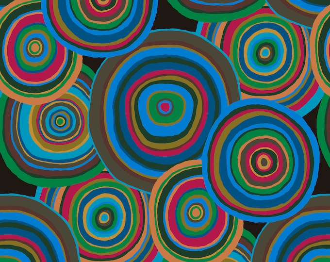 OOP Limited Edition FABRIC:  Targets GREEN by Kaffe Fassett from the 85 and Fabulous Collection