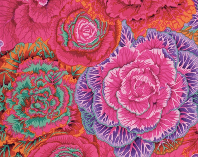 FABRIC:  Brassica RED by Philip Jacobs for the Kaffe Fassett Collective