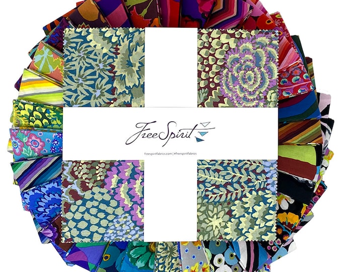 Limited Edition 10" CHARM PACK: 42 Fabric Pieces from the 85 and Fabulous by Kaffe Fassett