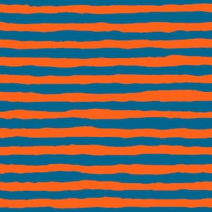 OOP FABRIC:  Comb Stripe ORANGE by Brandon Mably for the Kaffe Fassett Collective