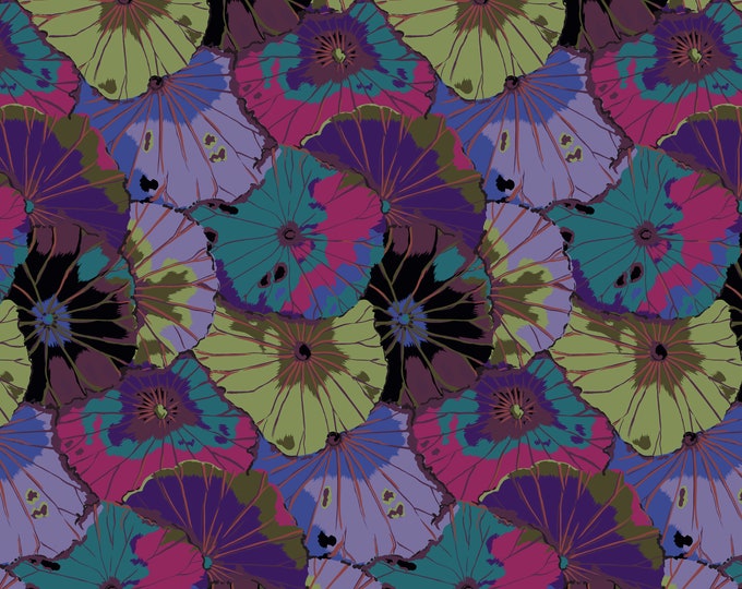 FABRIC:  Lotus Leaf DARK by Kaffe Fassett for the Kaffe Fassett Collective