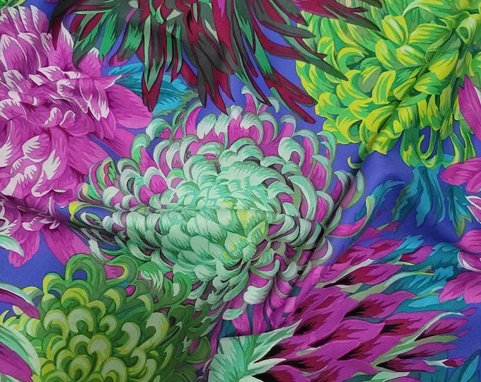 FABRIC: Japanese Chrysanthemum GREEN by Philip Jacobs for the Kaffe Fassett Collective