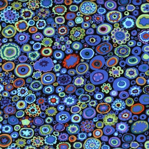 FABRIC:  Paperweight COBALT by Kaffe Fassett