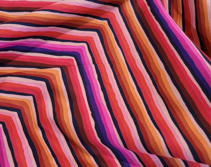 Limited Edition FABRIC:  Chevron Stripe RED by Kaffe Fassett from the 85 and Fabulous Collection