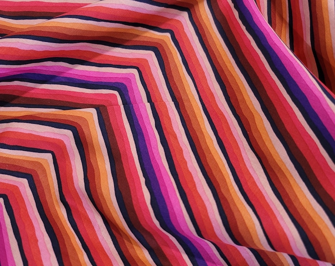 OOP Limited Edition FABRIC:  Chevron Stripe RED by Kaffe Fassett from the 85 and Fabulous Collection