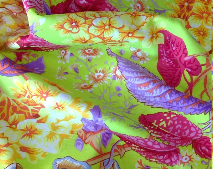 FABRIC:   Rose and Hydrangea CITRUS by Philip Jacobs for the Kaffe Fassett Collective