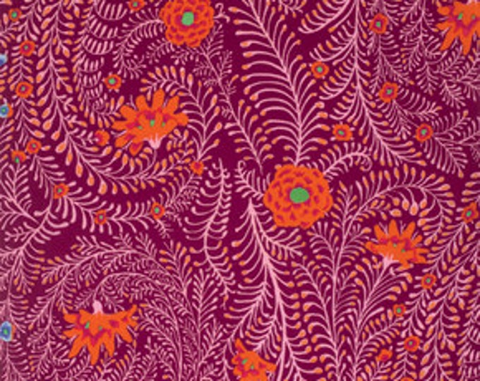 OOP FABRIC:  Ferns CHERRY by Kaffe Fassett for the Kaffe Fassett Collective