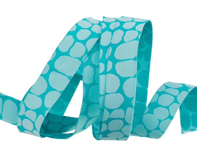 RENAISSANCE RIBBON: Jumble TURQUOISE by Brandon Mably for The Kaffe Fassett Collective