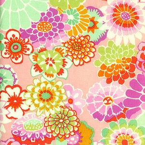 FABRIC:  Asian Circles PINK by Kaffe Fasset for the Kaffe Fassett Collective