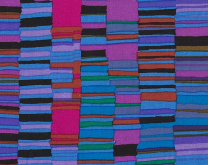 FABRIC:  Shirt Stripes COLBALT by Kaffe Fassett for the Kaffe Fassett Collective
