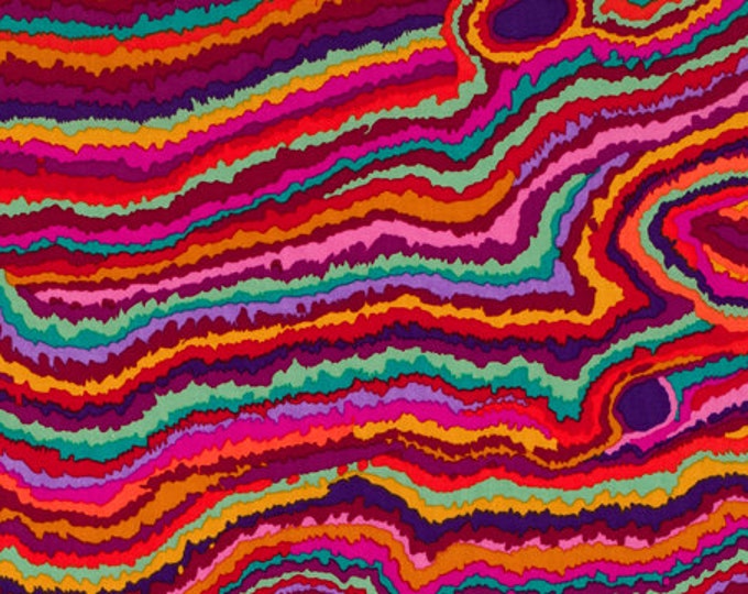 FABRIC:  Jupiter RED by Kaffe Fassett for the Kaffe Fassett Collective