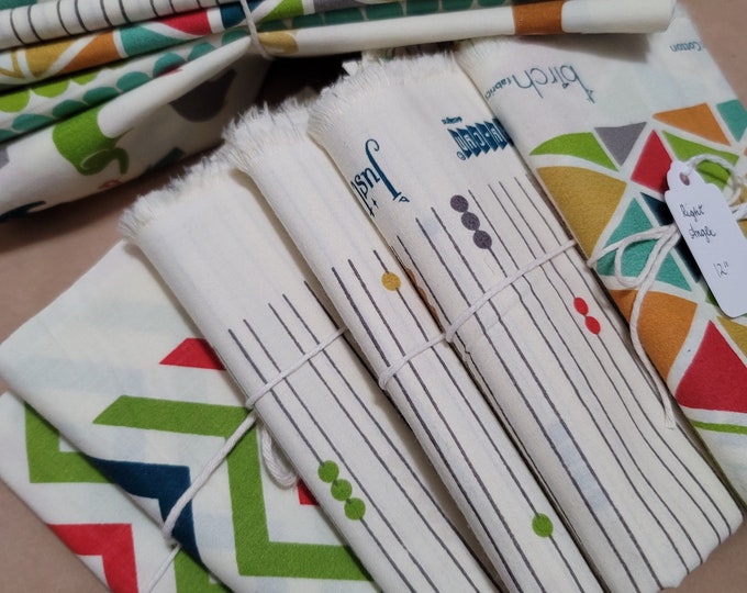 OOP ORGANIC Fabric Remnants:  Birch Organic Fabrics