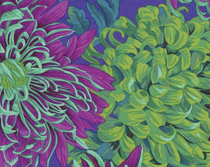FABRIC: Japanese Chrysanthemum GREEN by Philip Jacobs for the Kaffe Fassett Collective