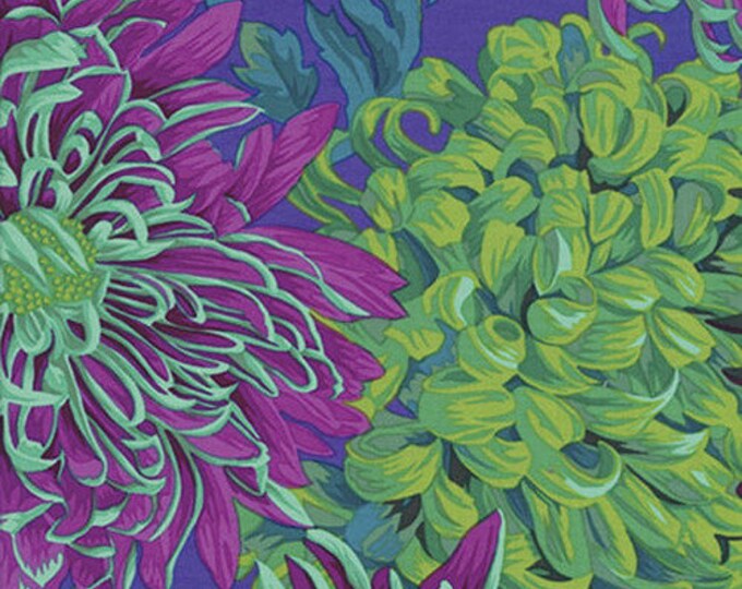 FABRIC: Japanese Chrysanthemum GREEN by Philip Jacobs for the Kaffe Fassett Collective