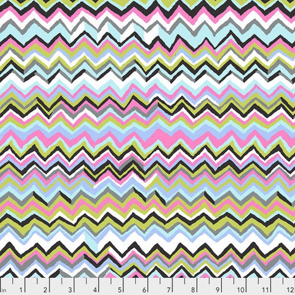 FABRIC: Zig Zag CONTRAST by Brandon Mably for the Kaffe Fassett Collective