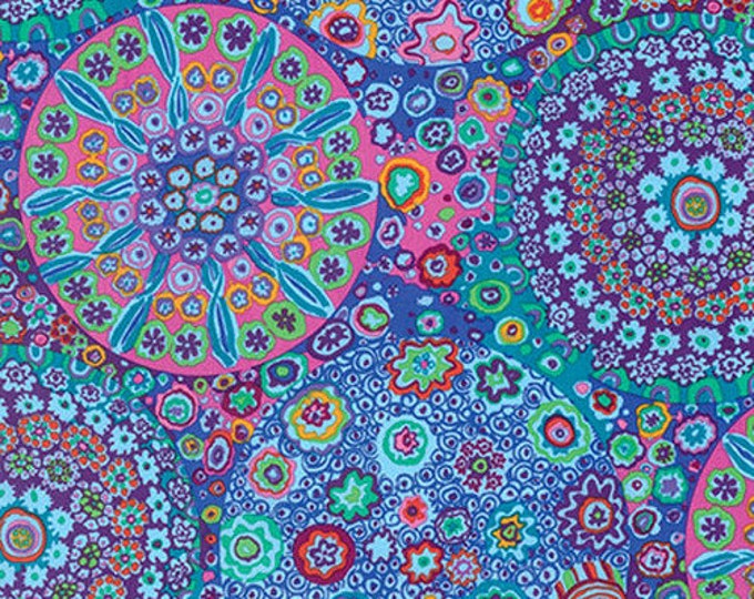 FABRIC: Millefiore AQUA by Kaffe Fassett  for the Kaffe Fassett Collective