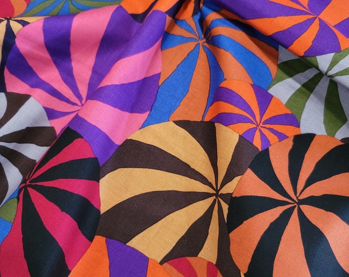 Limited Edition FABRIC: Beach Balls MAROON by Kaffe Fassett from the 85 and Fabulous Collection