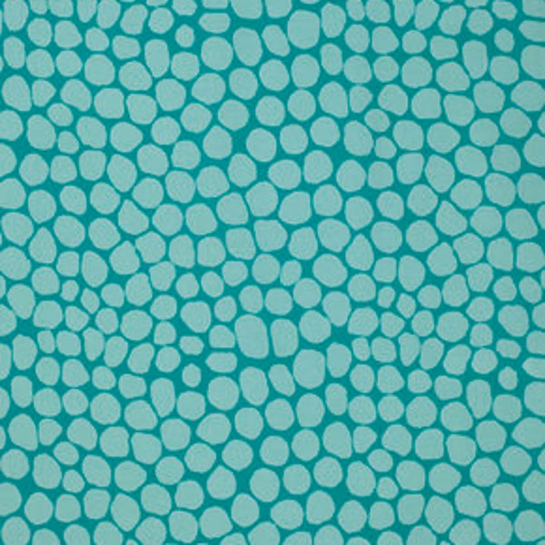 Turquoise/Black Blend Novelty Fabric