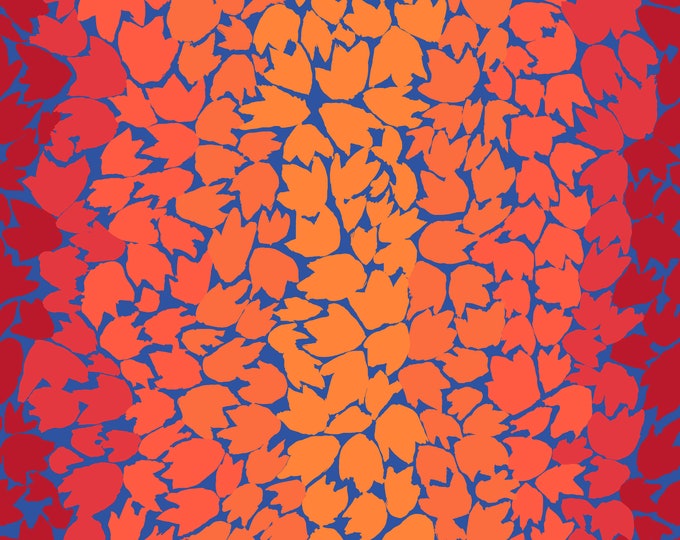 OOP FABRIC:  Ombre Leaves ORANGE by Kaffe Fassett for the Kaffe Fassett Collective