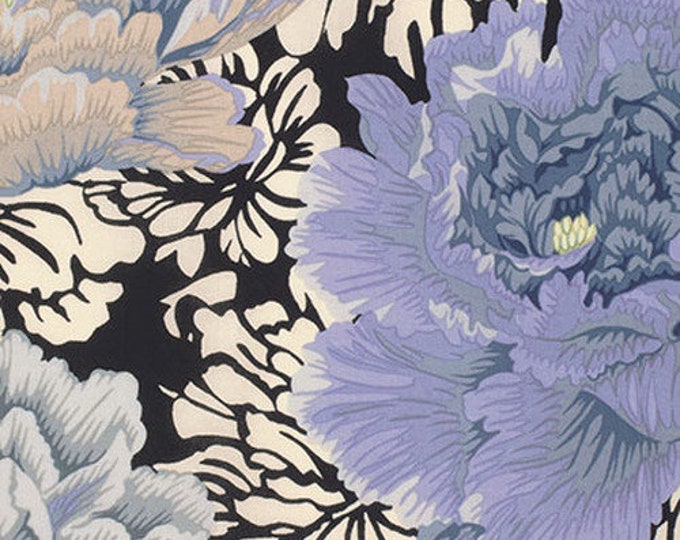 FABRIC:  Brocade Peony GREY by Philip Jacobs for the Kaffe Fassett Collective