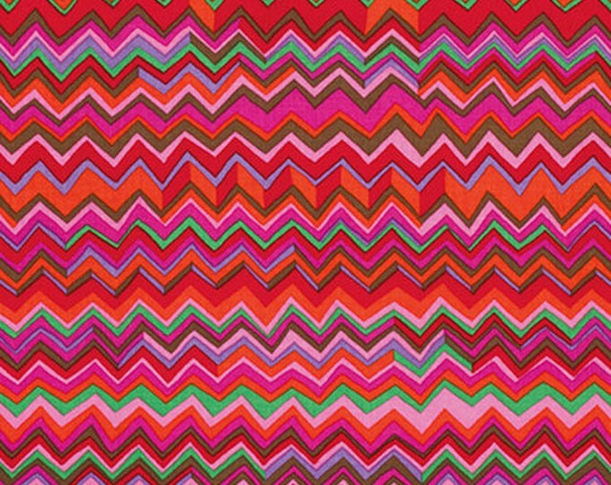 FABRIC: Zig Zag WARM by Brandon Mably for the Kaffe Fassett Collective