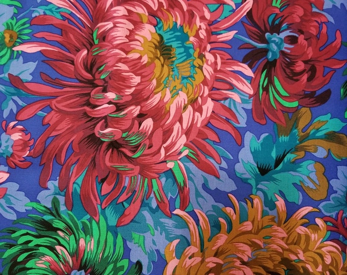 FABRIC: Shaggy COLBALT by Philip Jacobs for the Kaffe Fassett Collective
