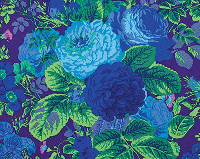 FABRIC:  Gradi Floral PURPLE by Philip Jacobs for the Kaffe Fassett Collective