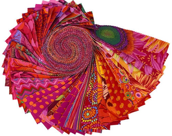 DESIGN ROLL:  VINEYARD 2 1/2" Strips of Designer Fabric from the Kaffe Fassett Collective