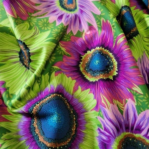 FABRIC: Van Gogh GREEN Philip Jacobs for the Kaffe Fassett Collective