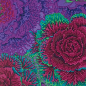 FABRIC:  Brassica PURPLE by Philip Jacobs for the Kaffe Fassett Collective