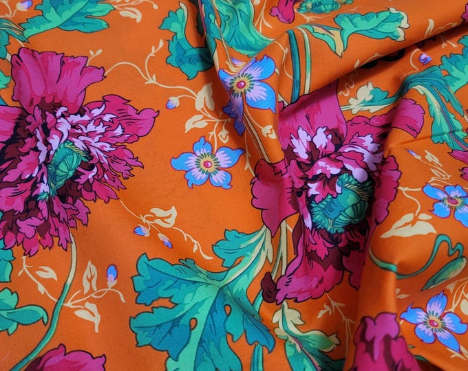 FABRIC:  Papaver RED Philip Jacobs for the Kaffe Fassett Collective
