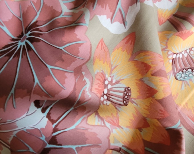 FABRIC:  Lake Blossoms ANTIQUE by Kaffe Fassett for the Kaffe Fassett Collective
