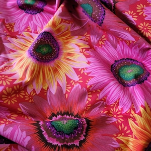 FABRIC: Van Gogh RED Philip Jacobs for the Kaffe Fassett Collective