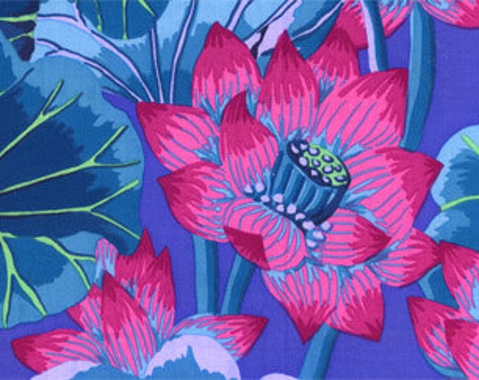 FABRIC:  Lake Blossoms BLUE by Kaffe Fassett for the Kaffe Fassett Collective